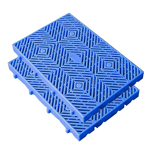 Plastic Pallet, Nestable Floor Pallets (2pcs, 23.6x15.7x2IN) - size: 2pcs-23.6x15.7x2IN