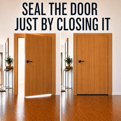 Automatic Door Bottom - Under Door Seal with Double Neoprene Bulb Seal - 1" Drop - 36" Mortised Automatic Door Sweep.
