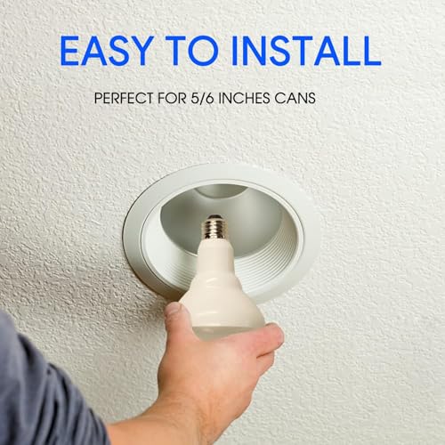Energetic 12 Pack LED Recessed Light Bulb BR30 1500LM, 5000K - size: 12 Count (Pack of 1)