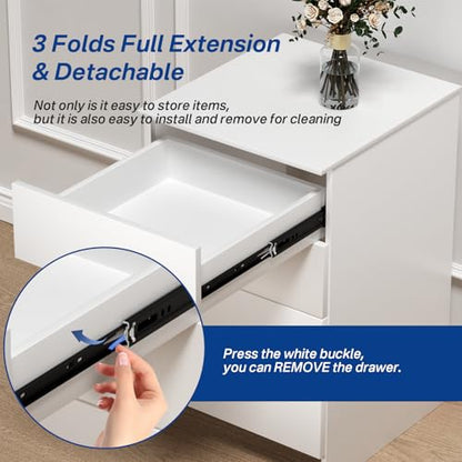 Black Heavy Duty Drawer Slides 12 Inch 1 Pair Side Mount 100LB - size: 12 Inch
