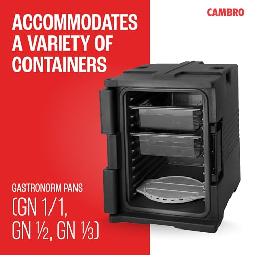 Cambro Insulated Food Pan Carrier - Hotbox for Catering & Transport - UPC400 Series (Black) - color: Black