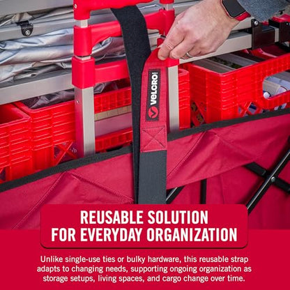 VELCRO Brand Cargo Utility Strap, 100 Lb Load Strength, 8 ft x 2 in - size: 8ft x 2in, style: Cargo Strap