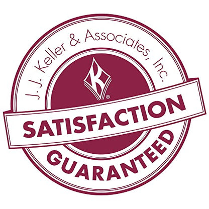 J. J. Keller Caution: Watch For Forklift Traffic Sign, 10" x 7" Permanent Self Adhesive Vinyl with Rounded Corners for Indoor and Outdoor Use