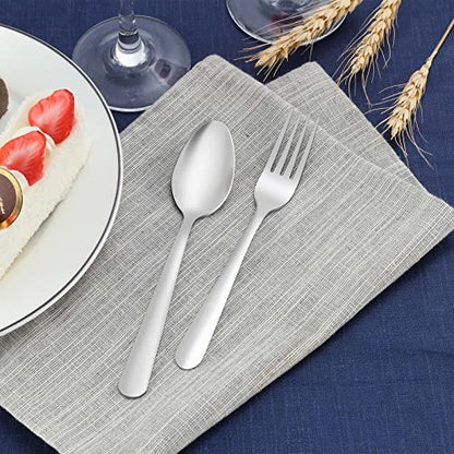 36-Piece Tea Spoons Set - 5.9" Stainless Steel Tea Spoon Silverware, Durable Small Spoons, Cost-effective Teaspoon Set of 36 for Home Kitchen Restaurant - Mirror Polished, Dishwasher Safe - size: 36p Tea Spoons