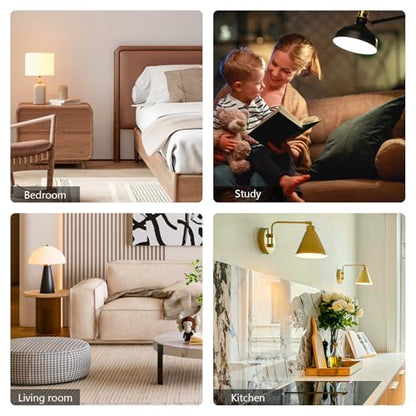 Sigalux 8 Pack A19 LED Light Bulbs, 60W Equivalent Soft White 2700K, 750 Lumens Non-Dimmable LED Bulbs, Efficient 8.5W, 10000 Hours Long-Lasting E26 Base Standard Bulbs for Bedroom Living Room Kitchen - color: Soft White, size: 8