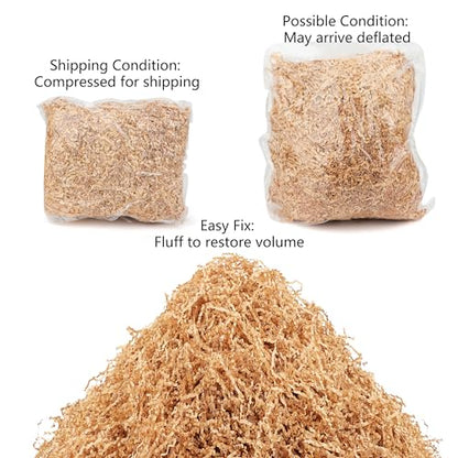 Art Secret Crinkle Cut Paper Shred Filler for Packing and Filling Gift Baskets - 2 LB (Kraft) - color: Kraft