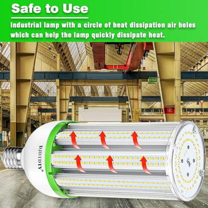 150W led Bulbs,5000K,AC110-277V,18000lm,E26/E39 Base,LED Replacement Metal Halide HID CFL for Commercial Industrial Lighting Warehouse High Bay Light Fixture Garage Workshop(2Pack, 150Watts) - size: 150Watts