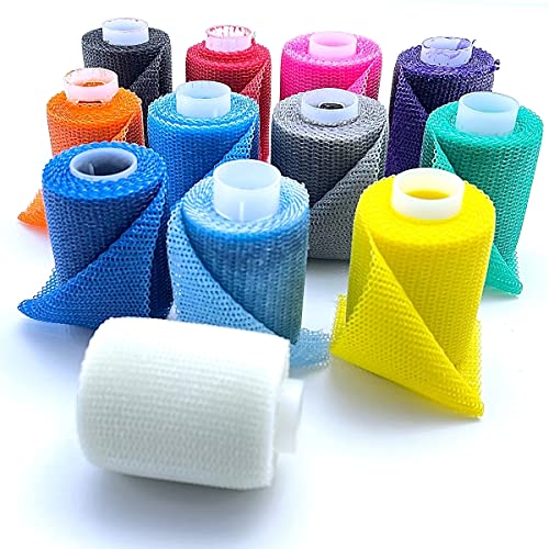 OrthoTape 4 INCH Fiberglass Cast Tape (10 Rolls) (Green) - color: GREEN