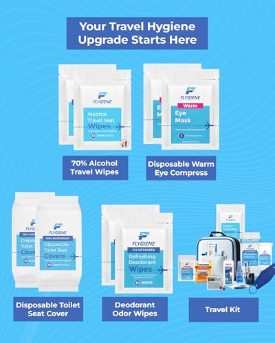 Disposable Toilet Seat Covers for Travel – Waterproof, Tear-Resistant XL Toilet Liners with 2 Layers of Protection – Individually Wrapped Travel Size Toiletries - 100 Count (10 Packs of 10) - size: 100 Count (10 Packs of 10)