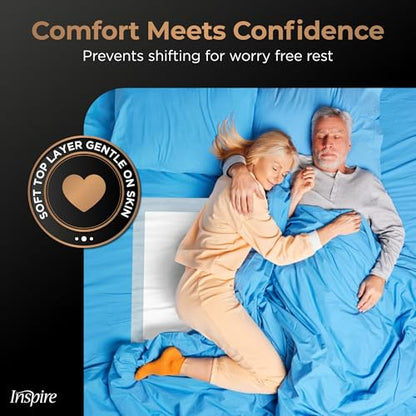 Inspire Extra Large Super Absorbent Disposable Bed Pads for Incontinence Ultra Thick and Absorbent Bed Pads Disposable Adult | Puppy Pads | Pee Pads for Adults (Duramax 36" x 36") - size: Duramax 36" x 36"