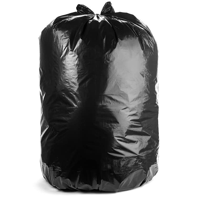 Ultrasac 55-60 Gallon Black Ultra Heavy Duty Trash Bags - 15 Count, 6.0 Mil