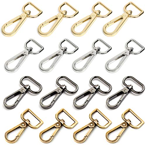Swivel Clasps 3/4" D Ring Lobster Clasp Claw Clasp Swivel Snap Hook Clip - size: 3/4 Inch