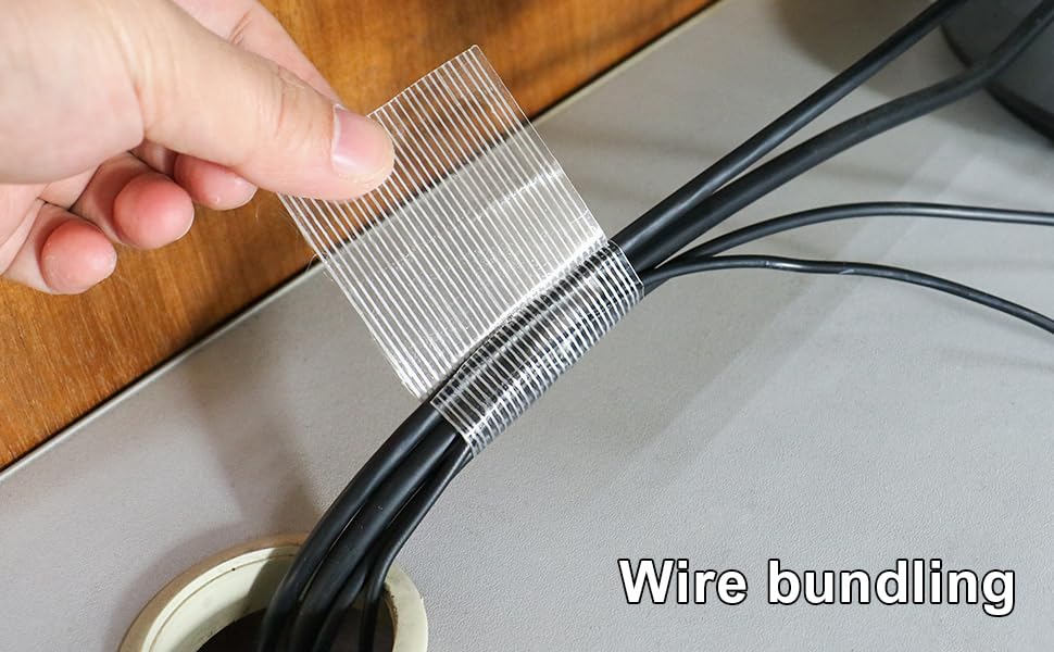 BOMEI PACK Mono Filament Strapping Tape, 4 inches×45yds, 5.5mils Reinforced Strapping Fiberglass Packing, Clear Filament Heavy Duty Wearproof Tape - size: 4 inches