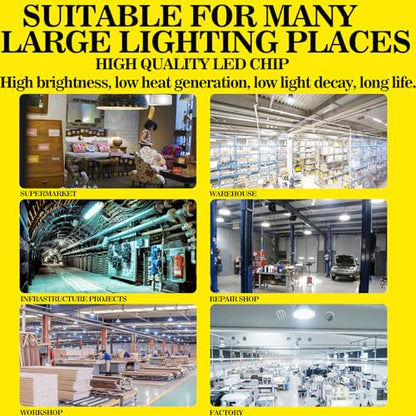 NS 700W Equivalent 10500LM Corn Bulbs (1-Set) - 90% Energy Saving, IP65 Waterproof, 70W E26/E39, 5000K Daylight, Warehouse Light, ETL/FCC/ROHS/CE Certified, Not Dimmable