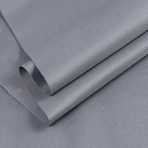 Marine Waterproof Canvas Fabric 60"×108" 600D PU Backing Gray - color: Gray, size: 60" Wide By 108"
