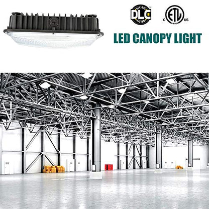 WYZM 2 Pack 70W LED Canopy Lights UL Listed 8400LM 5000K