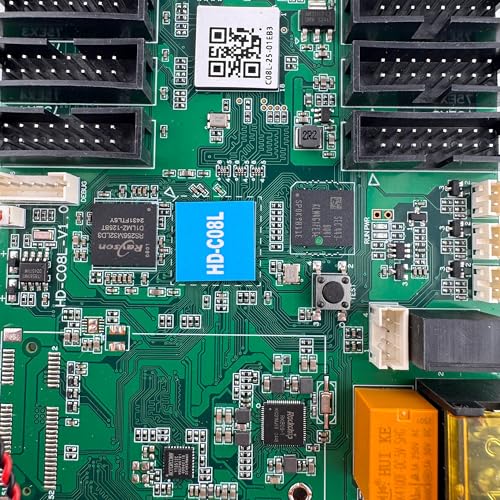 Huidu HD-C08L Asynchronous LED Controller Card | Digital Signage Player with Cloud Management | Supports LED Display Screens, Multimedia Control, Dual 1080p Playback, and Outdoor Digital Menu Boards