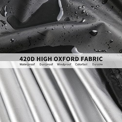 Outdoor Prep Table Cover for Metal BBQ Cart Table, 60x30x34 Inch - size: 60" x 30" x 34"