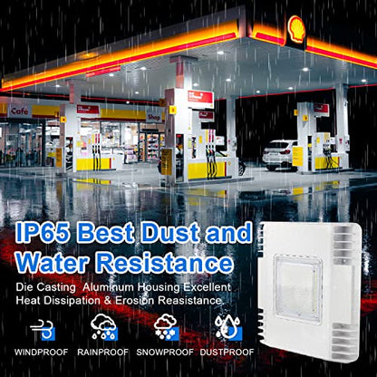150W LED Gas Station Canopy Light (2-Pack), 21000LM 5700K, Surface Mount - size: 2Pack