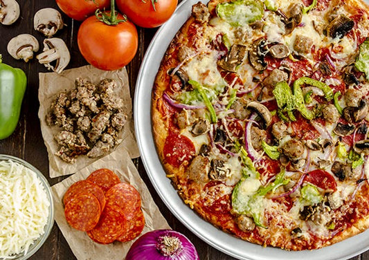 Winco Aluminum Winware 12-Inch Pizza Tray with Wide Rim, 12 Inch (Pack of 2) - size: 12 Inch (Pack of 2)