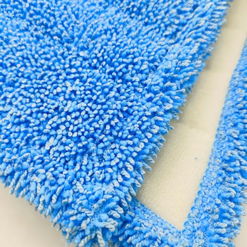 4 Pack Mop Pads Compatible with Rejuvenate Click N Clean Spray Reusable Microfiber Pads Replacement for Rejuvenate Microfiber Mop Washable Refill for Floor Cleaning