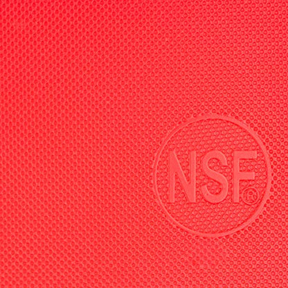 Thirteen Chefs Extra Large 24 x 18 Red Cutting Board - HDPE Plastic, 1/2" Thick Poly for Commercial Restaurant Kitchens, NSF Stamped - color: Red, size: 24"L x 18"W