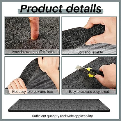 Ramede 54 X 16 X 1.5 Inch Polyethylene Foam Sheet for Gun Case - size: 54 x 16 x 1.5 Inch