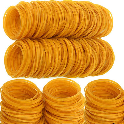 Rubber Bands Size16 Elastic Small Rubber Band #16 yellow 600Pcs Heavy Duty - color: Yellow