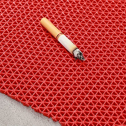 Drainage Non Slip Flooring Mats Swimming Pool Bathroom Anti-Fatigue Rubber Matting 3x10 Ft Heavy Duty Commercial Anti Slip Floor Mats for Garage Restaurant Sauna SPA,Red,0.9×3M - color: Red