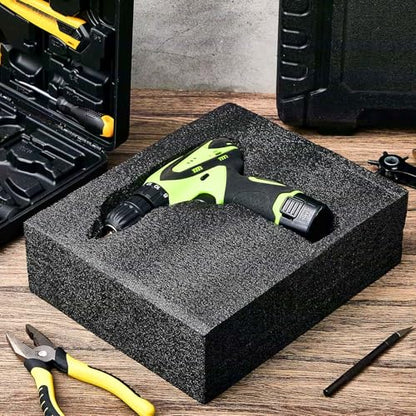 Hoolerry 2 Pcs Polyethylene Foam Block, 12" X 10" X3.5", Black - size: 12" X 10" X 3.5"