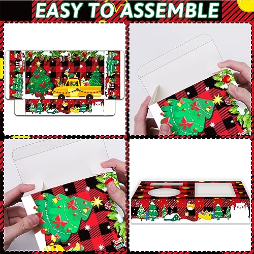 32pcs Christmas Party Supplies Merry Christmas Movie Night Snack Trays - style: Christmas Movie Night