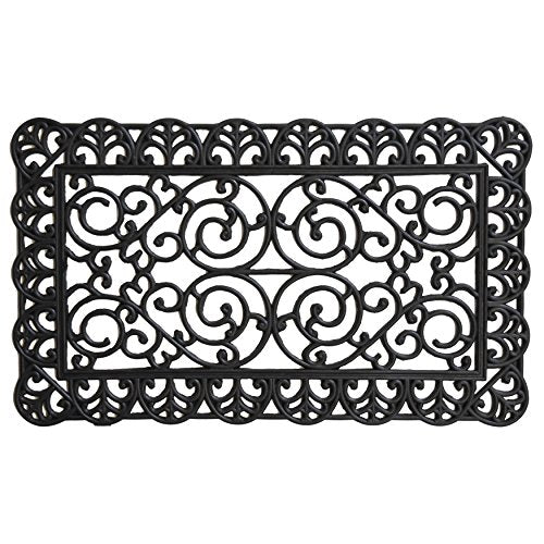 Calloway Mills 103681830 Grant Alley Rubber Doormat 18" x 30" - color: Grant Alley, size: 1'6" x 2'6" (Rectangular)