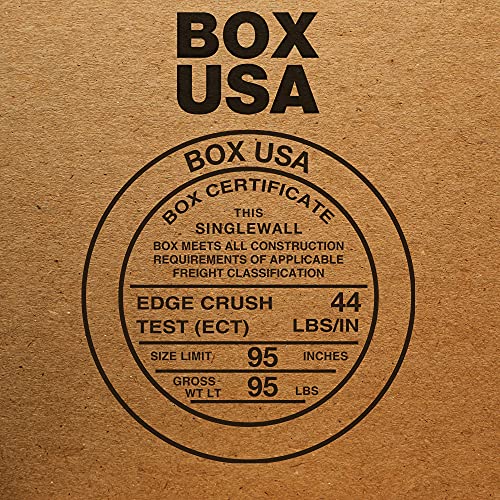 BOX USA 25 Pack of Heavy-Duty Corrugated Cardboard Boxes, 18" L x 18" W x 12" H, Kraft, Shipping, Packing and Moving - style: Heavy-Duty