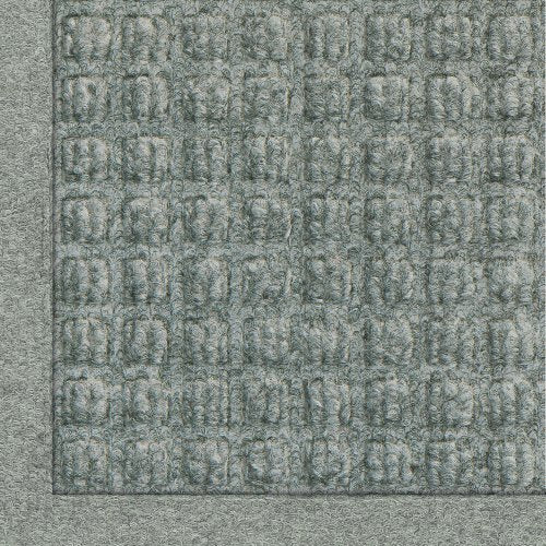M+A Matting - 280570034 WaterHog Fashion Commercial-Grade Entrance Mat, Indoor/Outdoor Charcoal Floor Mat 4' Length x 3' Width, Medium Grey by - color: Medium Grey, size: 3' x 4'