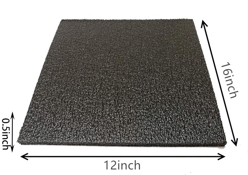 4‑Pack Black Polyethylene Foam Sheets, 12 x 16 x 0.5 Inch Protective Tool Padding