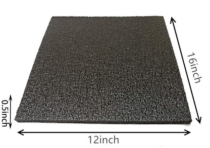 4‑Pack Black Polyethylene Foam Sheets, 12 x 16 x 0.5 Inch Protective Tool Padding