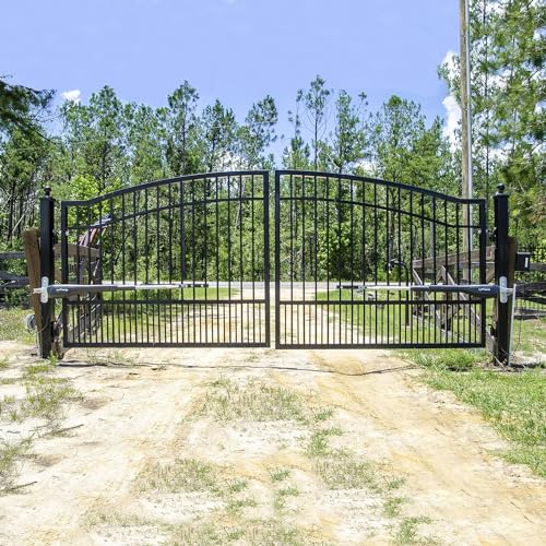 Mighty Mule Gate Opener, Solar and Smart Ready, Heavy Duty Automatic Gate Opener, Gates up to 18ft or 850lb Per Gate Leaf, Dual Gate Opener - Estate, Upgraded, MM572W-EST-A - size: Dual Gate Opener - Estate - Upgraded