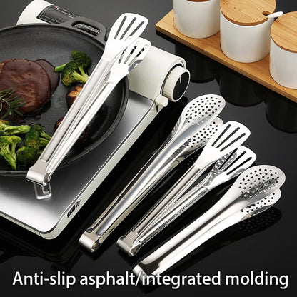 1Pcs Stainless Steel Kitchen Food Tong for Restaurant Kitchen (A-7inch) - size: A-7inch