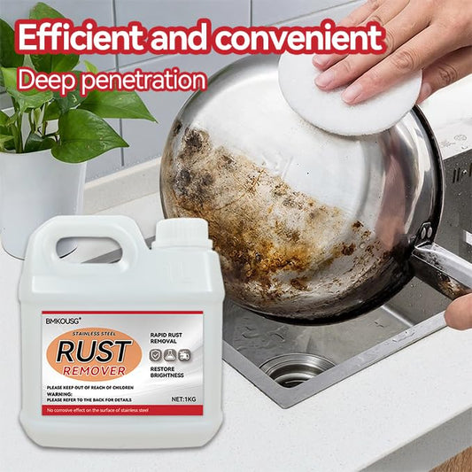 Stainless Steel Rust Stain Remover & Cleaner 2.2LB, Powerful & Safe - size: 35 Fl Oz (Pack of 1)