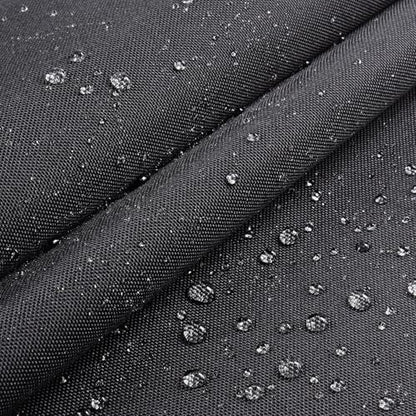 Marine Waterproof Canvas Fabric 600D PU Backing 60"×108" Black - color: Black, size: 60" Wide By 108"