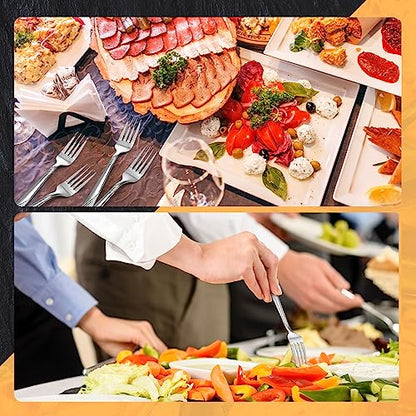 Bokon 200 Pieces Stainless Steel Dinner Forks Bulk, Metal Fork, Stylish - style: Stylish