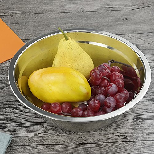 Stainless Steel Mixing Bowls, Metal Mixing Bowls Set, Set of 4
