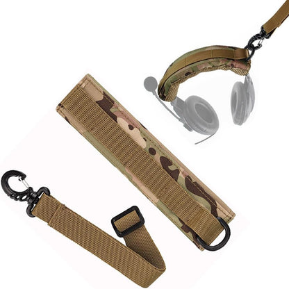 Tactical Headset Cover Advanced Modular Headphone Headband Protection Cover Pad Cushion Wrap - color: Cam