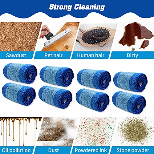 12 Pack 18 Inch Microfiber Cleaning Pads Compatible with Bona Family of Mops, Premium Mop Replacement Pads Washable for Hardwood Floors and Multi-Surface Floor Cleaner - style: Microfiber Cleaning Pad