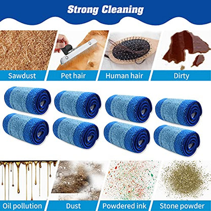 12 Pack 18 Inch Microfiber Cleaning Pads Compatible with Bona Family of Mops, Premium Mop Replacement Pads Washable for Hardwood Floors and Multi-Surface Floor Cleaner - style: Microfiber Cleaning Pad