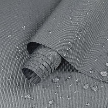 Marine Waterproof Canvas Fabric 60"×108" 600D PU Backing Gray - color: Gray, size: 60" Wide By 108"