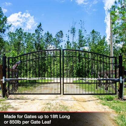 Mighty Mule MM572W HD Dual Arm Gate Openers 12 V Wireless AC/Battery Powered Automatic Gate Opener - size: Dual Gate Opener
