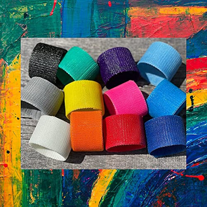 OrthoTape 4 INCH Fiberglass Cast Tape (10 Rolls) (Black) - color: BLACK