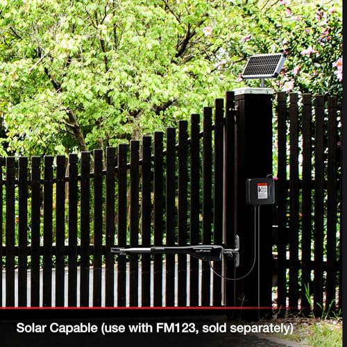 Mighty Mule MM572W HD Dual Arm Gate Openers 12 V Wireless AC/Battery Powered Automatic Gate Opener - size: Dual Gate Opener