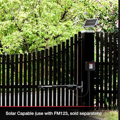 Mighty Mule MM572W HD Dual Arm Gate Openers 12 V Wireless AC/Battery Powered Automatic Gate Opener - size: Dual Gate Opener